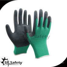 SRSAFETY Latex beschichtete Sicherheitshandschuh Gartenhandschuh / heiße Verkaufs- / Latexhandschuhe